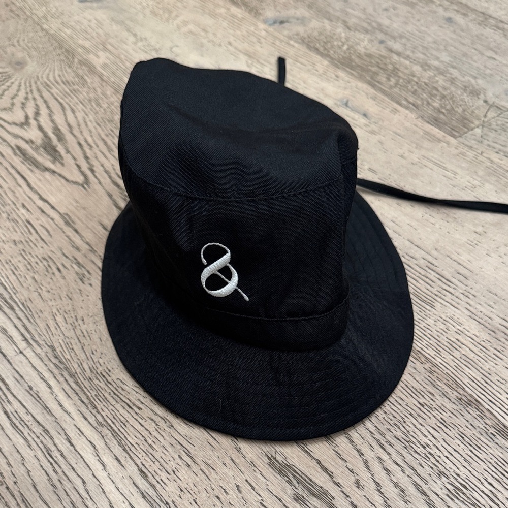 LOFT Black Hat with Stylish Embroidery